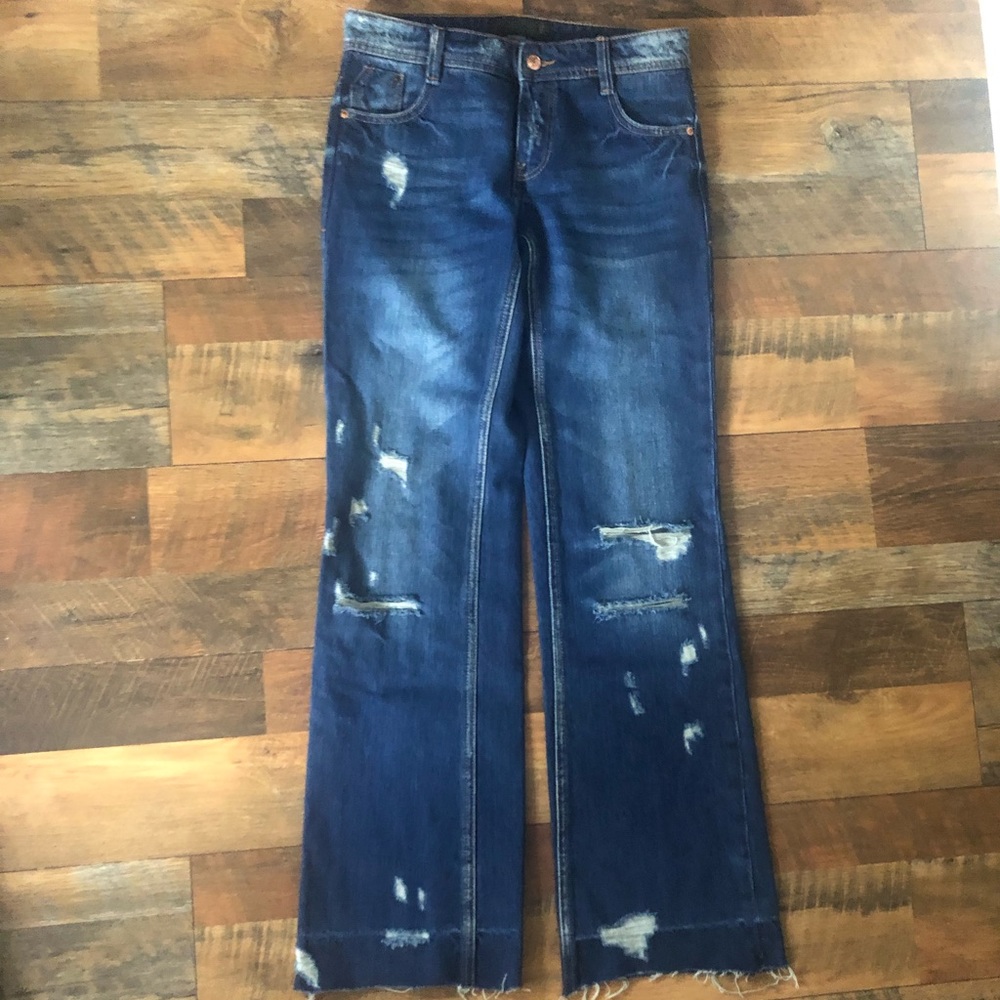 ZARA TRF boot jean